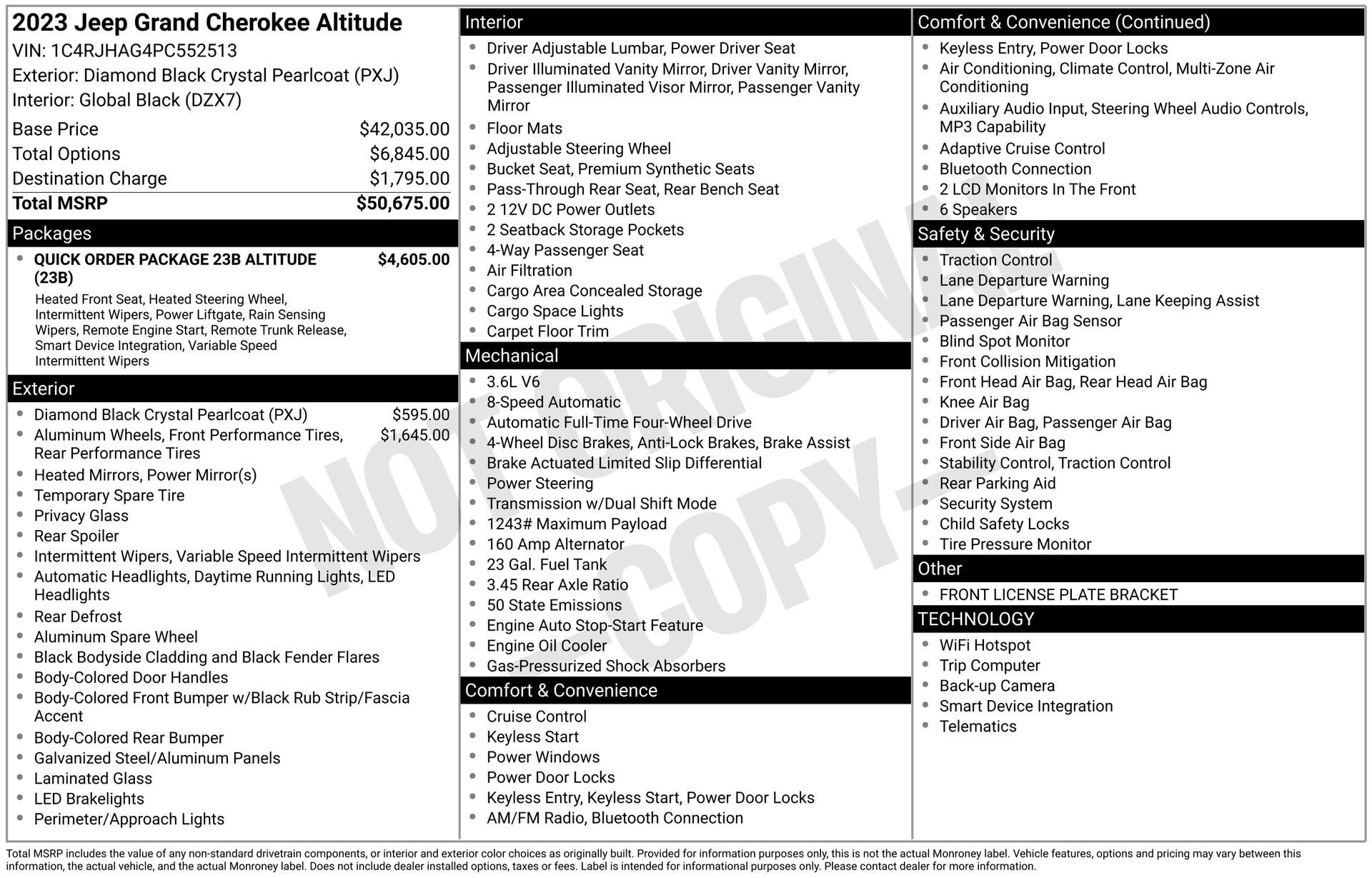 2023 Jeep Grand Cherokee Altitude 4x4