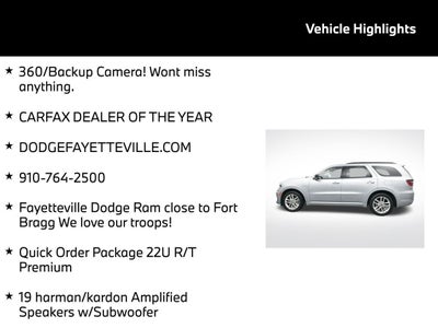 2023 Dodge Durango R/T Premium RWD