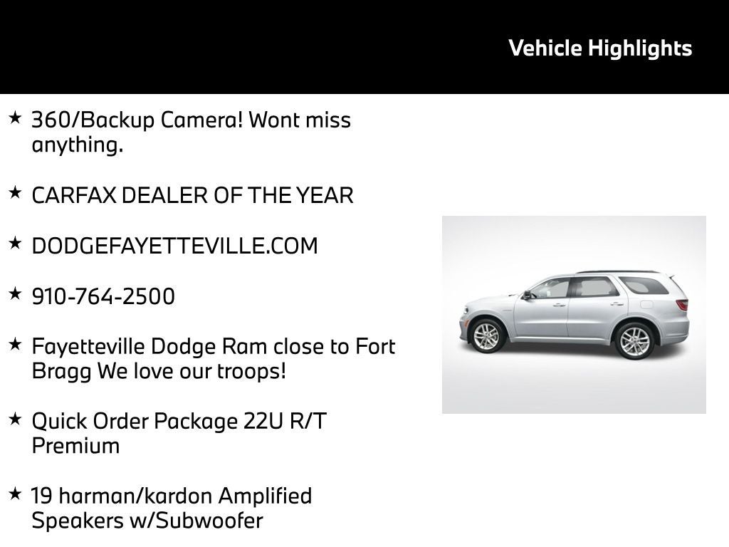 2023 Dodge Durango R/T Premium RWD