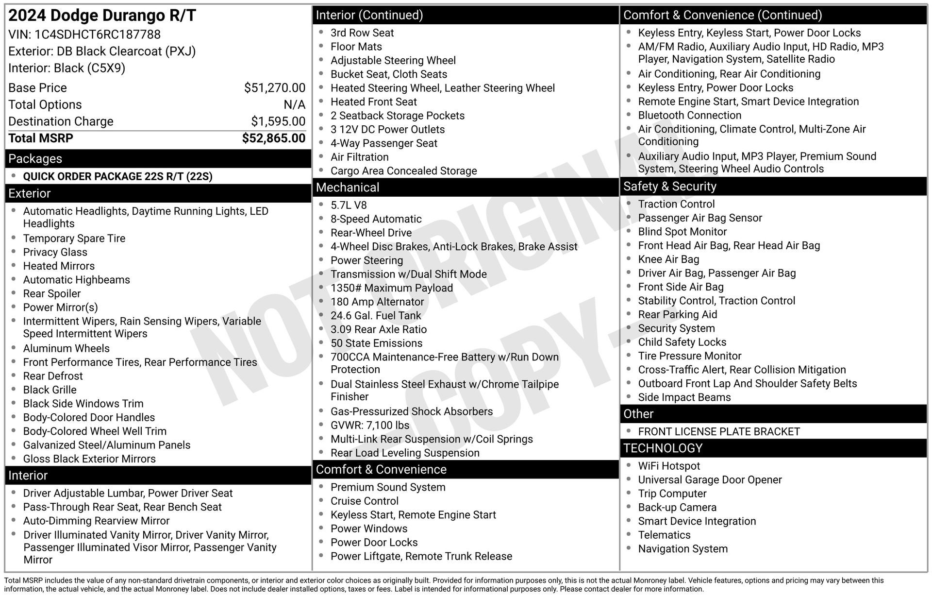 2024 Dodge Durango R/T RWD
