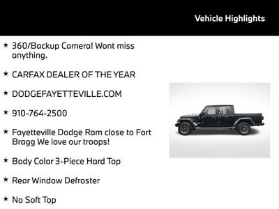 2022 Jeep Gladiator Overland 4x4