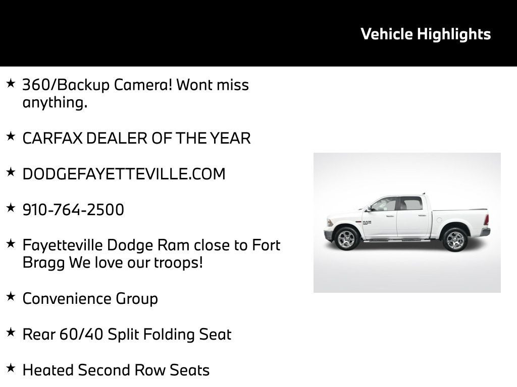 2019 RAM 1500 Classic Laramie Crew Cab 4x4 5'7' Box