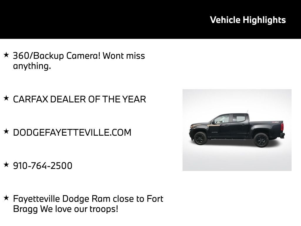 2022 Chevrolet Colorado 4WD Crew Cab Short Box Z71