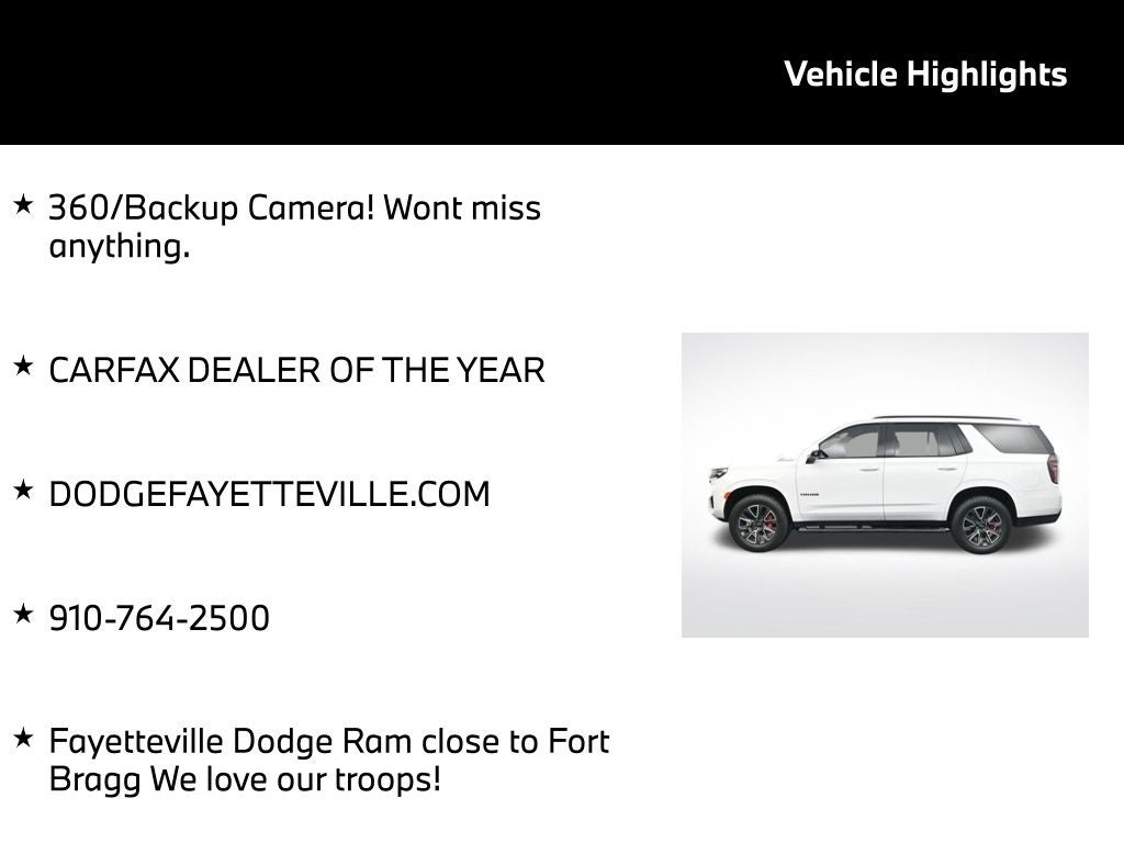 2021 Chevrolet Tahoe 4WD Z71