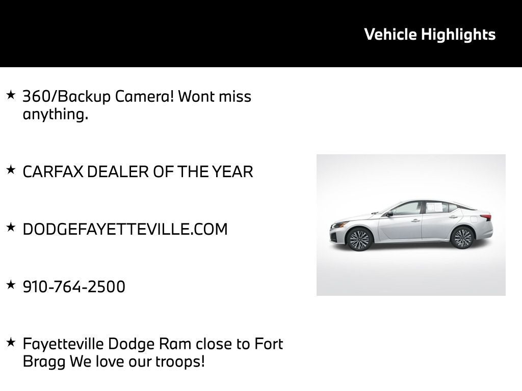 2024 Nissan Altima SV FWD