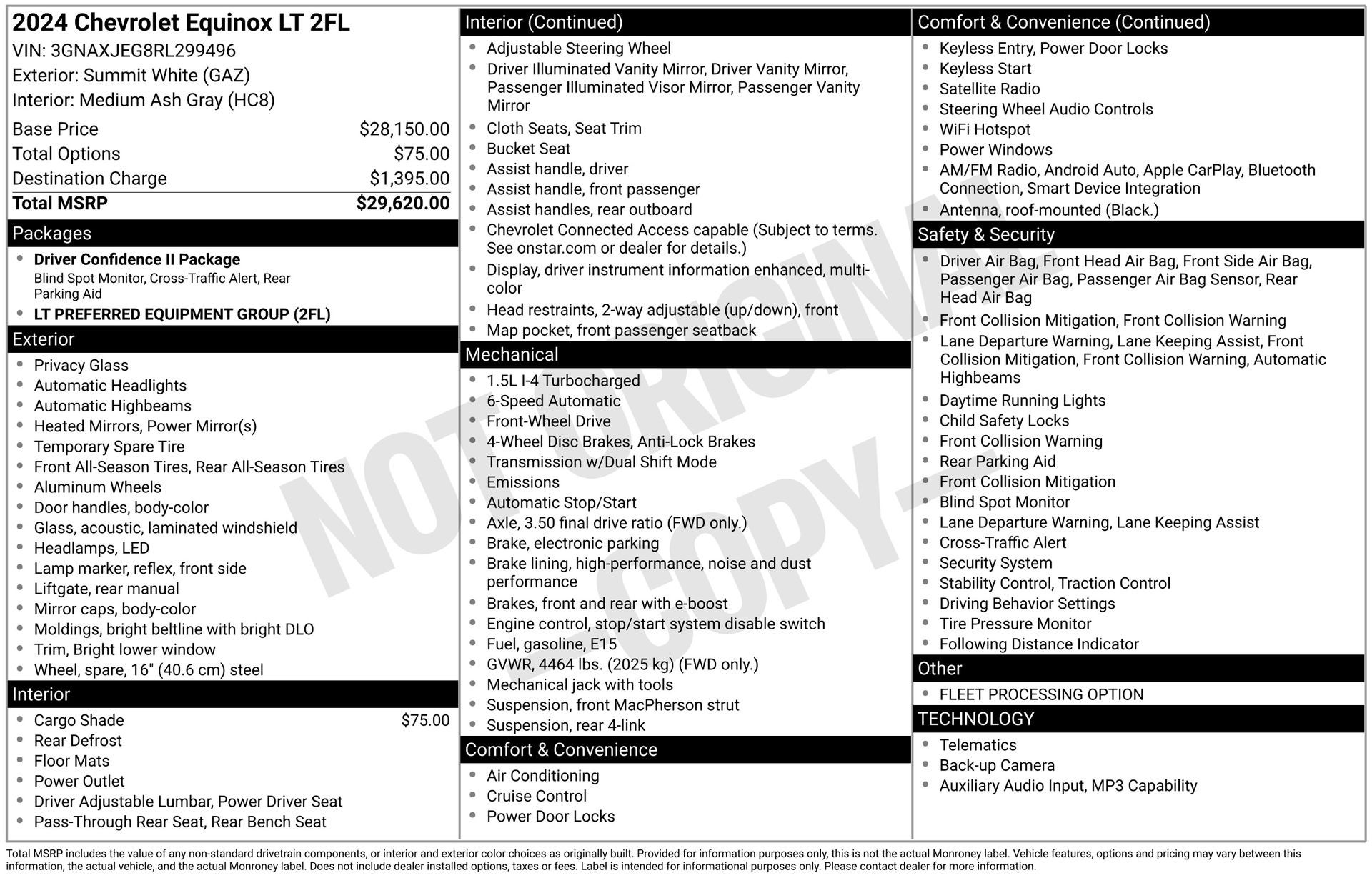 2024 Chevrolet Equinox FWD 2FL
