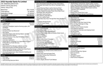 2022 Hyundai Santa Fe Limited
