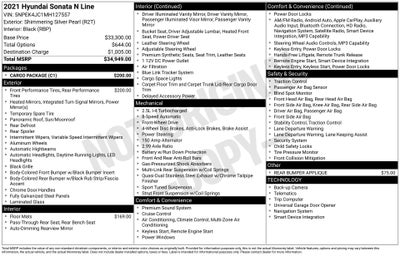 2021 Hyundai Sonata N Line