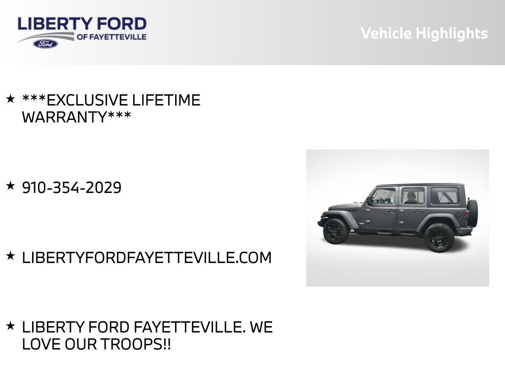 2018 Jeep Wrangler Unlimited Sport S