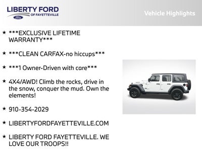 2020 Jeep Wrangler Unlimited Willys