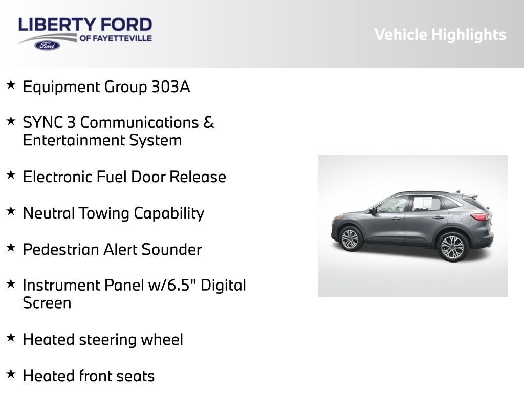 2021 Ford Escape Hybrid SEL