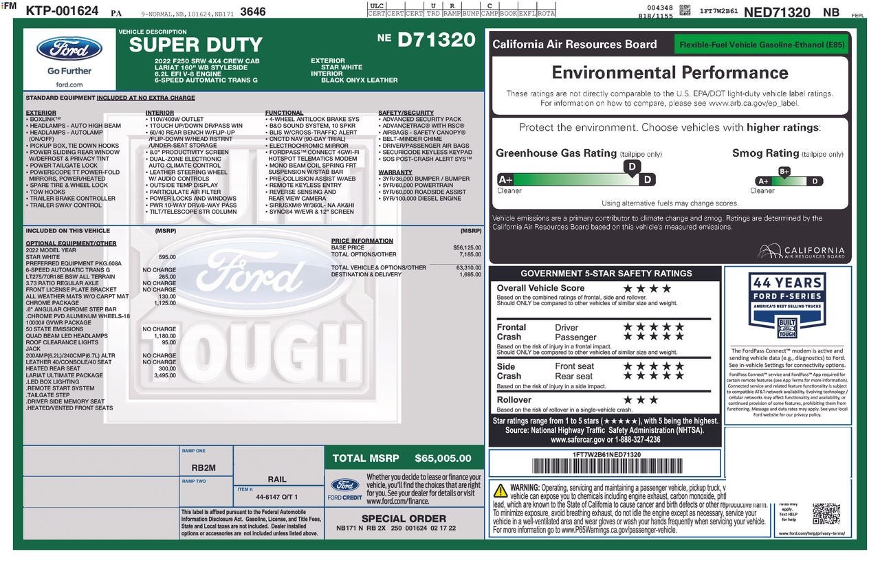 2022 Ford F-250SD Lariat
