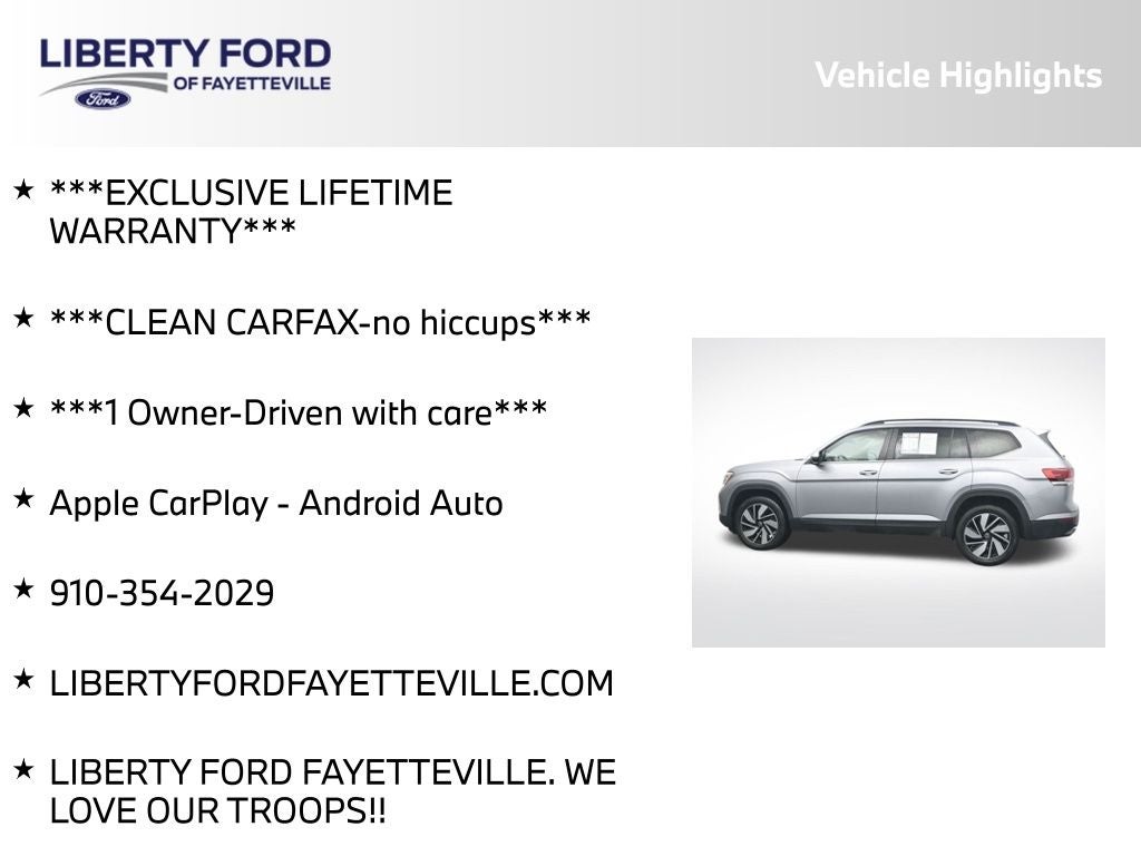 2024 Volkswagen Atlas 2.0T SE w/Technology