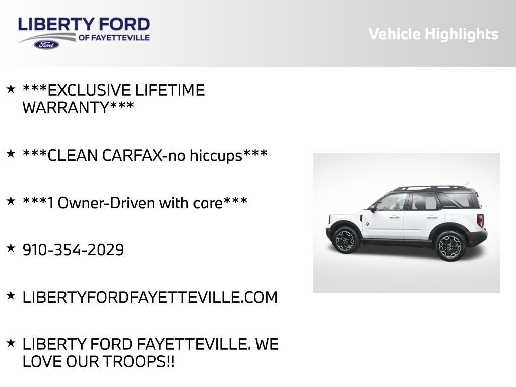 2025 Ford Bronco Sport Outer Banks