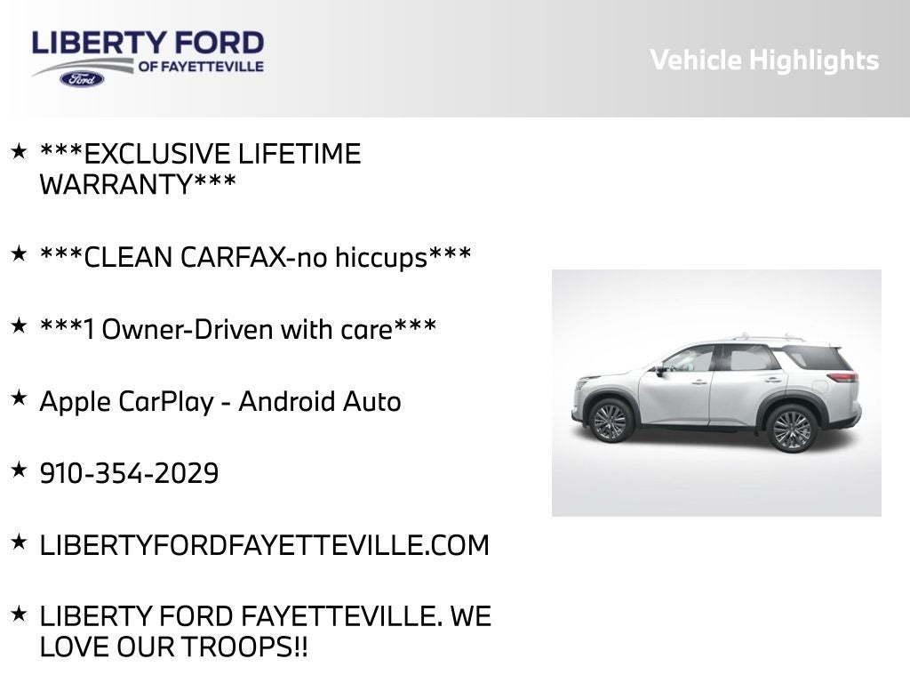 2023 Nissan Pathfinder SL