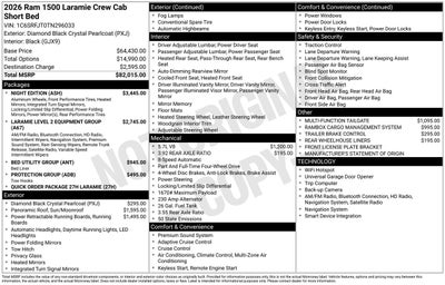 2026 RAM 1500 Laramie