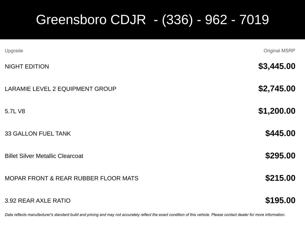 2026 RAM 1500 Laramie