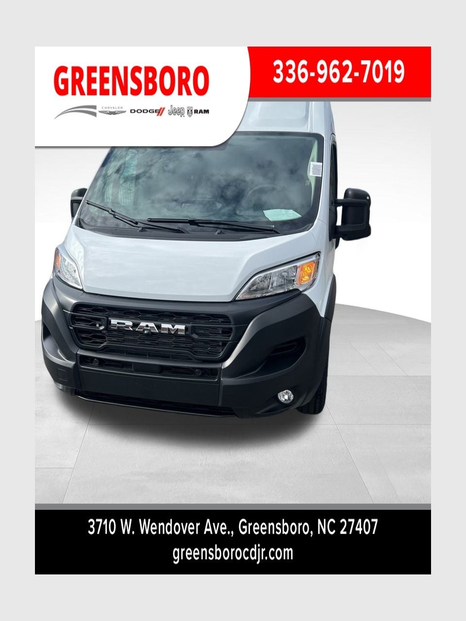 2026 RAM ProMaster 2500 High Roof