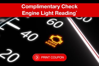 Complimentary Check Engine Light Reading