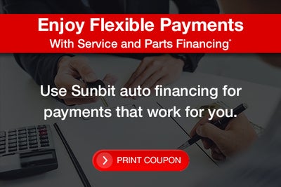 Service Financing Options Available