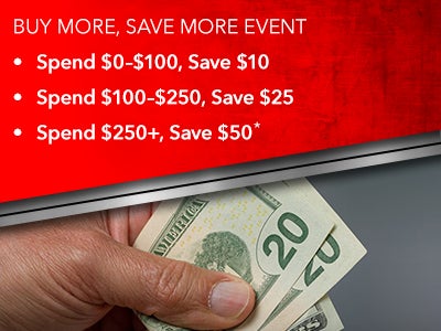 Buy More, Save More Event