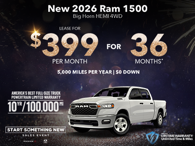 New 2026 Ram 1500 Big Horn HEMI 4WD