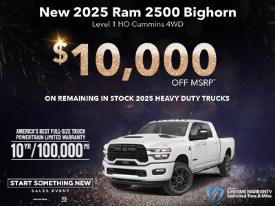 New 2025 Ram 2500 Bighorn Level 1 HO Cummins 4WD
