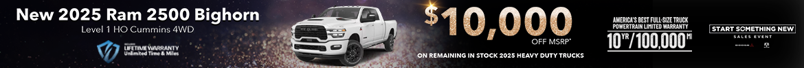New 2025 Ram 2500 Bighorn Level 1 HO Cummins 4WD
