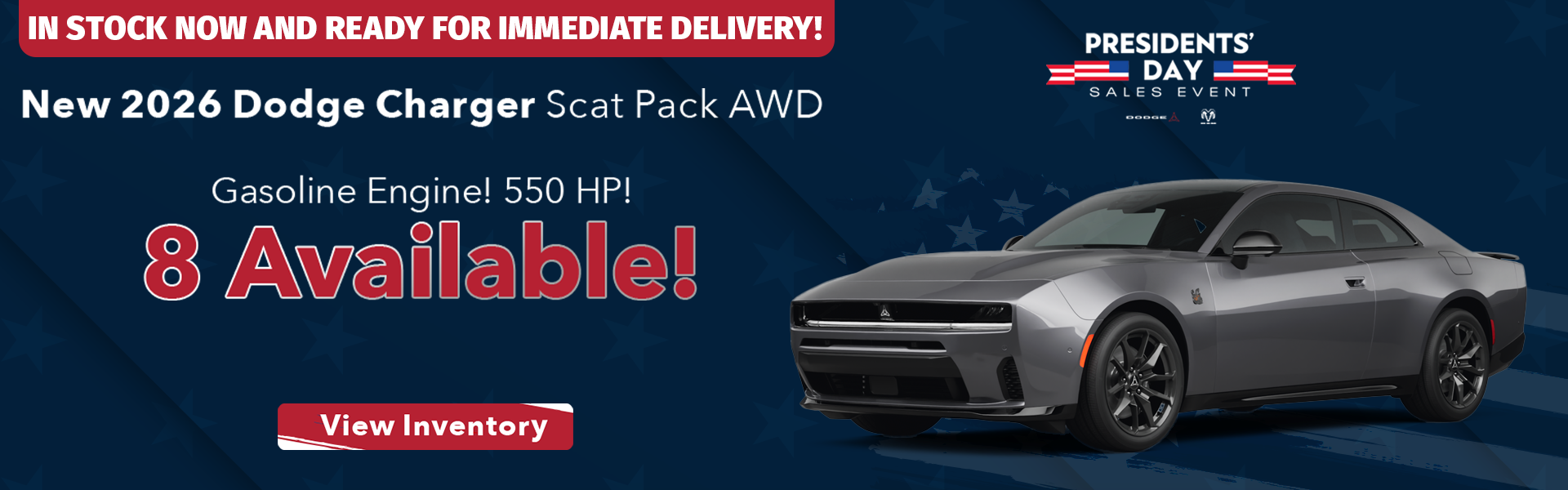 2026 Dodge Charger Scat Pack AWD 550 HP Fayetteville NC